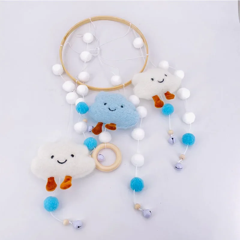  딸랑이 장난감 0-12 개월 침대에 나무 모바일  뮤직 박스 침대 벨 교수형 장난감 홀더 브래킷 용 침대 소녀 장난감