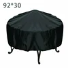 Fire Pit Cover Round Brazier Stove Cover Waterproof Windproof Sun Protection For Outdoor Garden Furniture Sets Muebles De Jardín 5