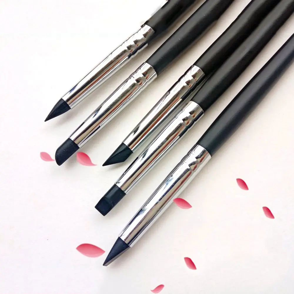 Description Picture 4 of item5Pcs Silicone Nail Art Pen Brush Carving Emboss Hollow Pottery Sculpture Brush UV Gel Shaping Clay Dotting Polish DIY Tools Set