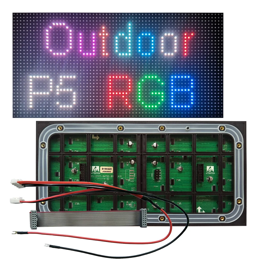 2024 New Outdoor P5 LED Module,Full Color LED Display P5 LED RGB Panel