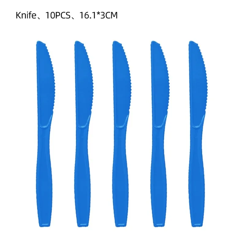 10PCS knife blue