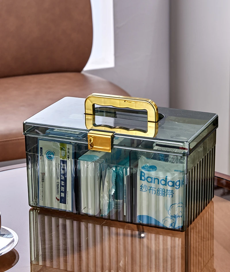 Storage Box Makeup Organizer Box Dustproof Plastic Storage Container Portable Desktop Organizer Clear Medicine Storage Box (Medium) 21 Storage Box Makeup Organizer Box Dustproof Plastic Storage Container Portable Desktop Organizer Clear Medicine Storage Box (Medium)