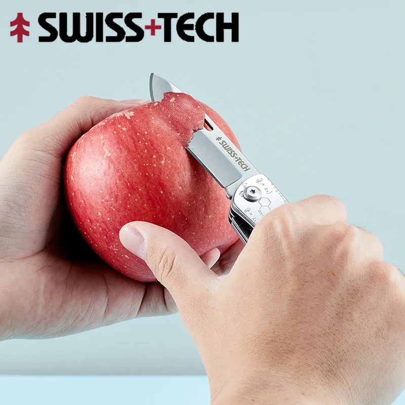 スイスー新品を9割引にしたものあり スイスハイテク-ミニ折りたたみマルチツールナイフ,9 in 1,edc