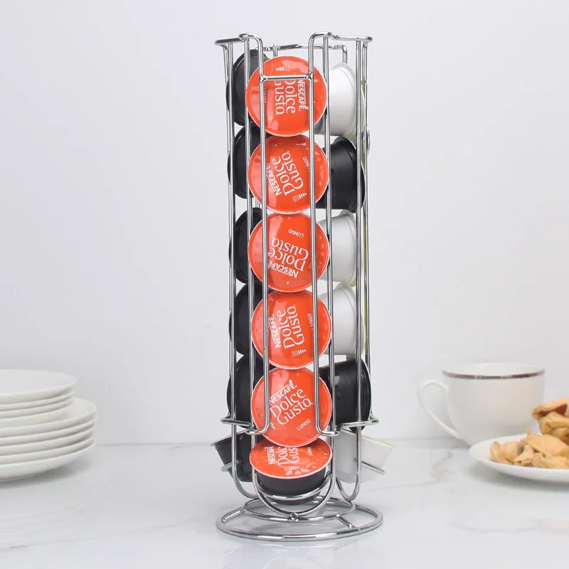 Portacapsule Caffè NYSUZHOUJI - Oro, 18 Capsule, Design Moderno - Foto 5