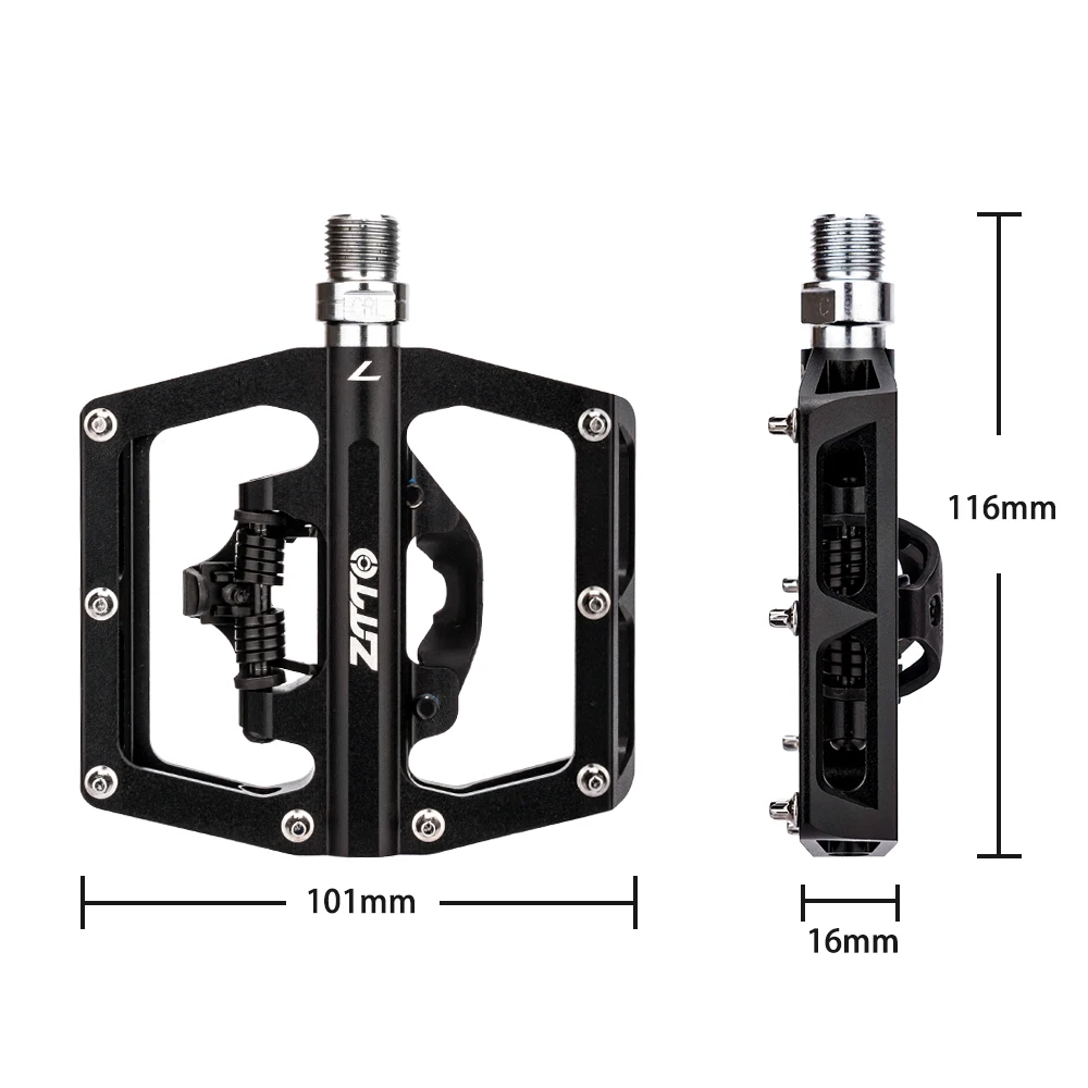 ZTTO MTB Mountain Bike Safest Clipless Pedal Self Locking XC with