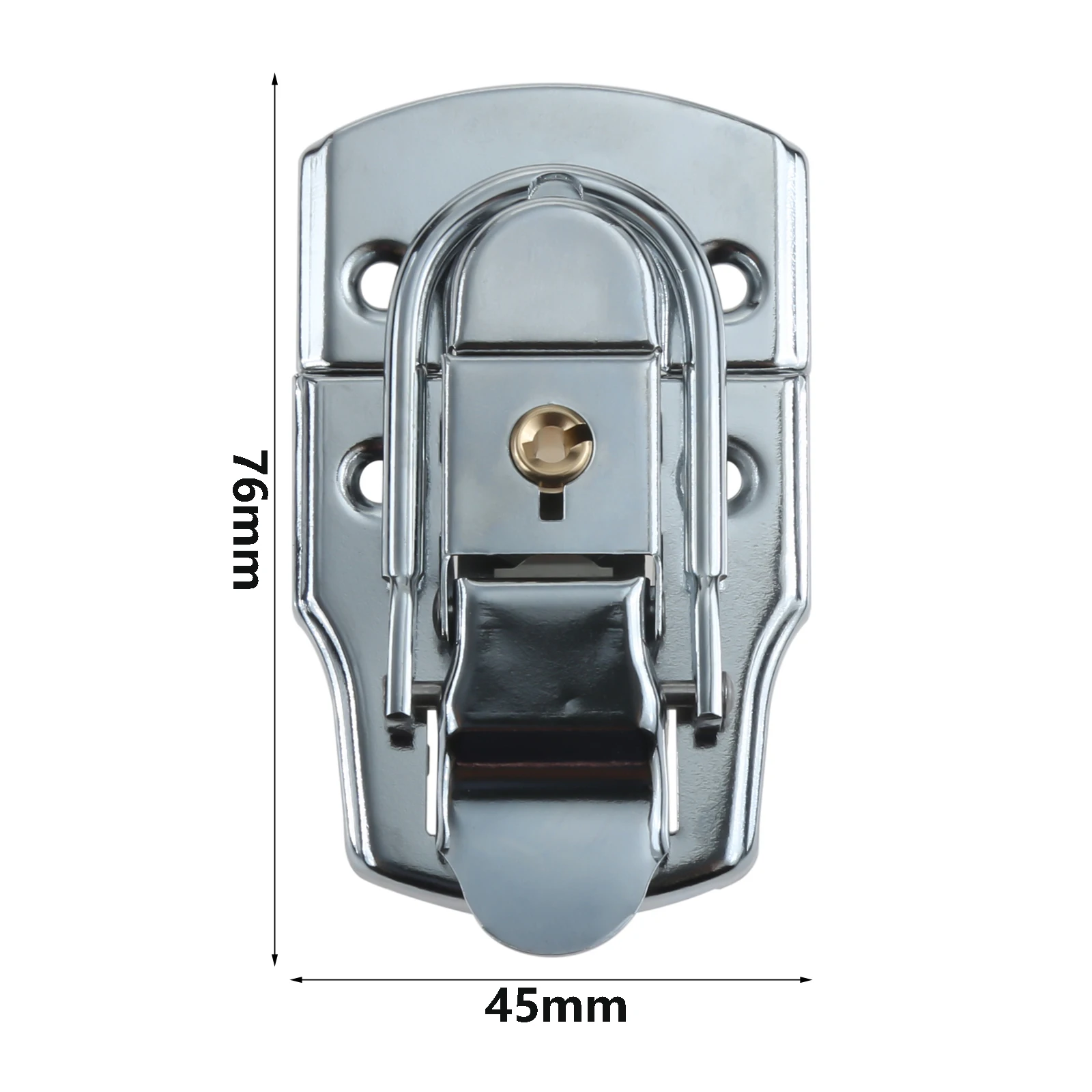 2 Serrature Con Lucchetto Per Armadi - Chiusura A Viti, Con Chiave, Nero - Foto 8