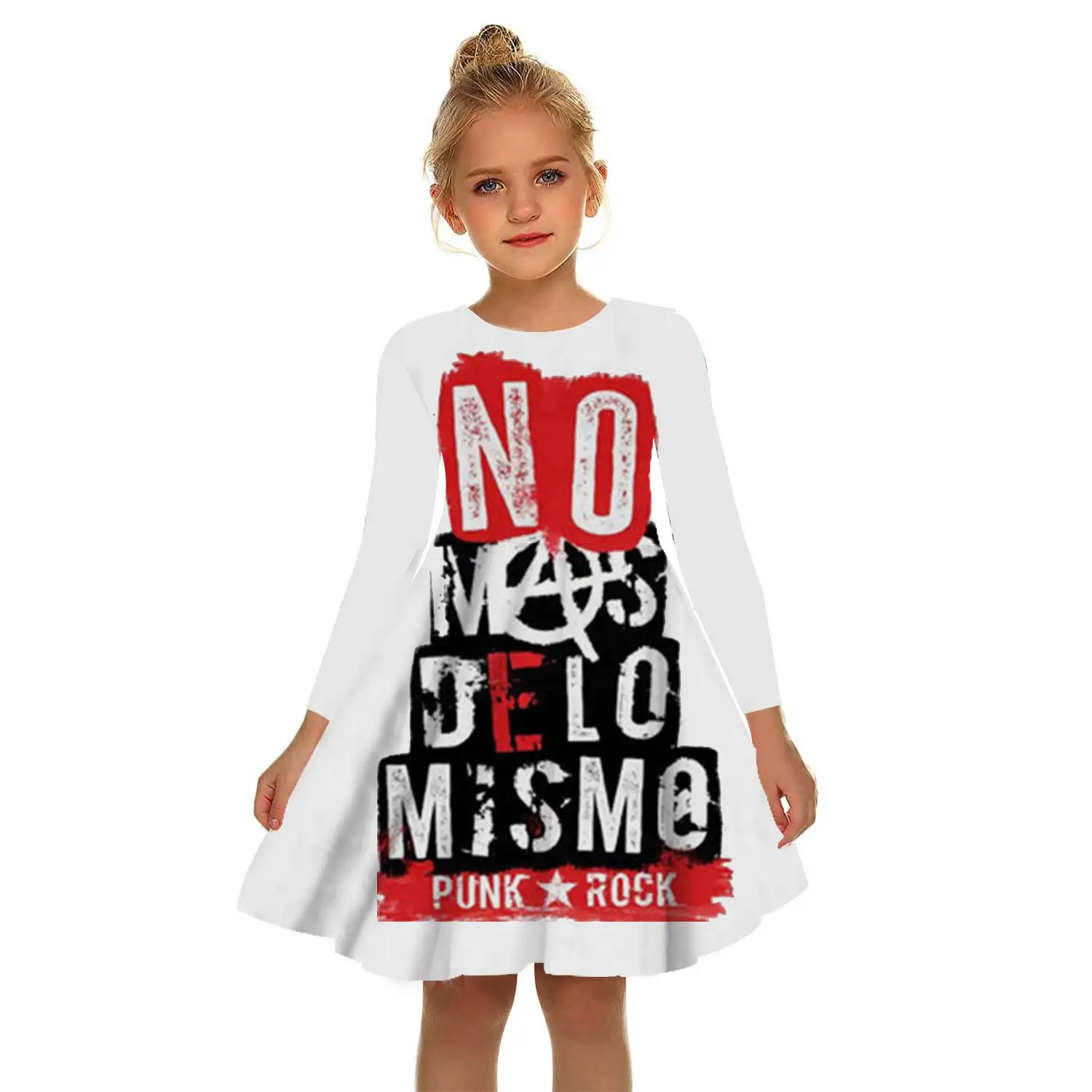 baby dresses for wedding 2022 Summer New Girls Cartoon Printed Short Sleeve Loose Dress Harajuku O Neck Party Club Evening Dress skirt dress for baby girl