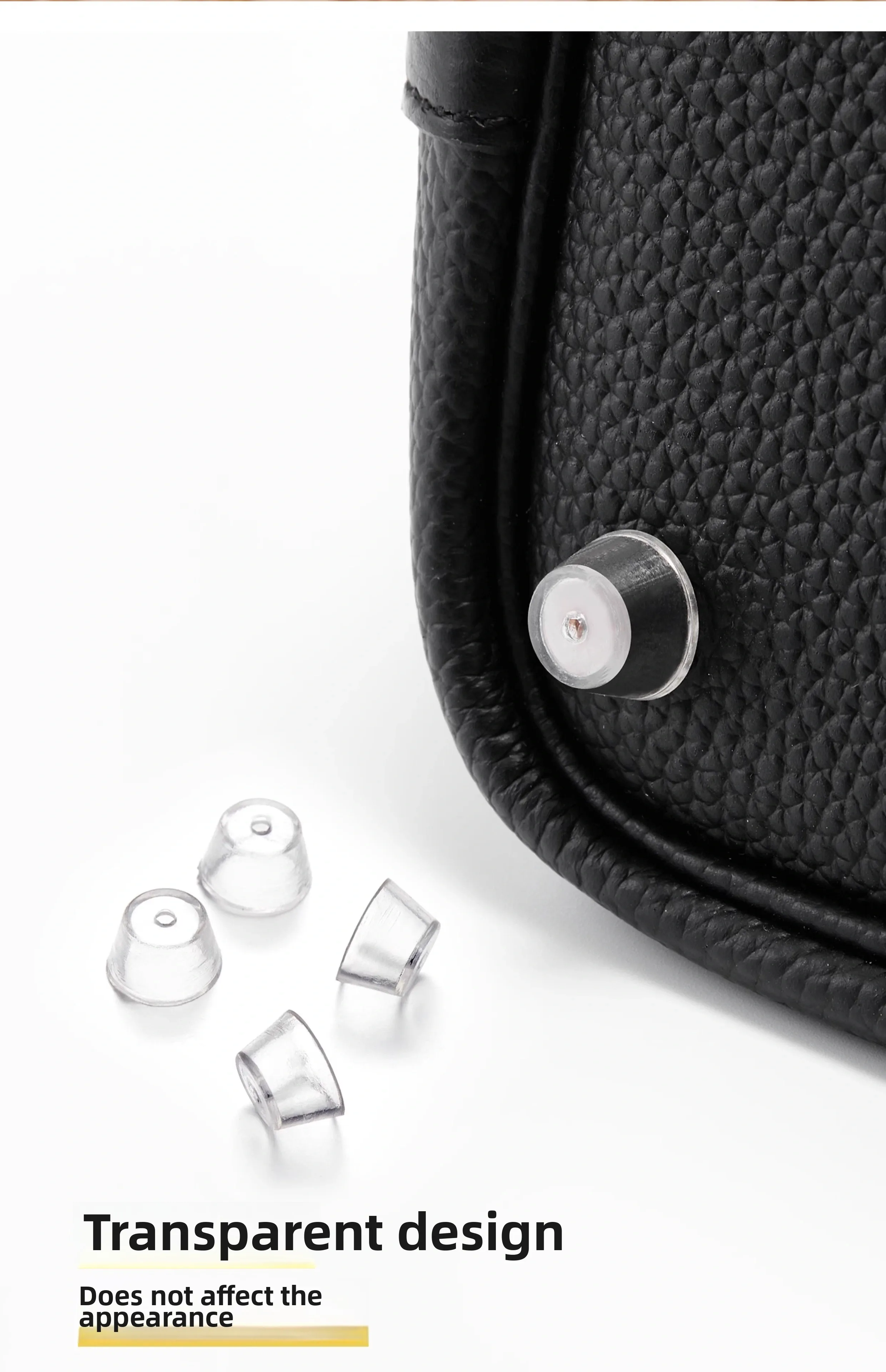 Unterer Nagelschutz für Birkin Picotin Kelly Lindy, transparente Fußnagel-Anti-Verschleiß-Abdeckung, Anti-Oxidations-Taschenzubehör – Detail 8