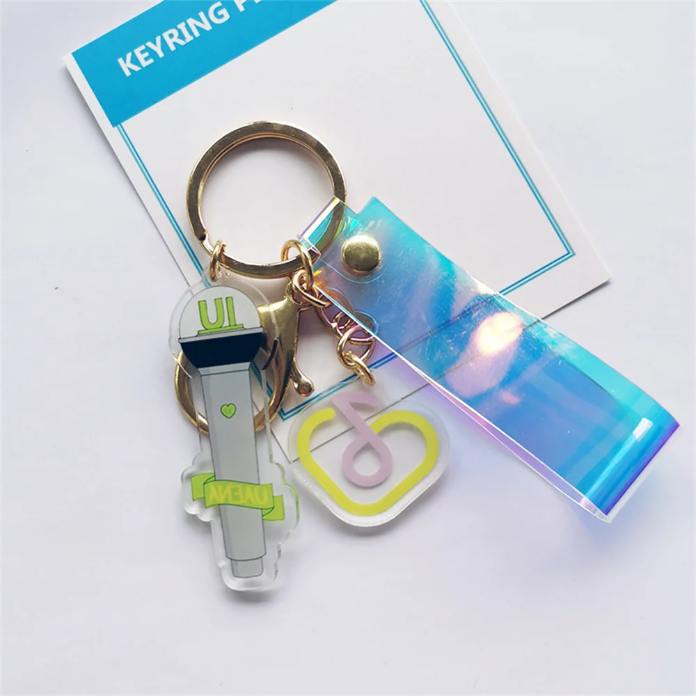 Kpop 1PCS ATEEZ Twice KEP1ER Lesserfim Keychain Keyring Bag