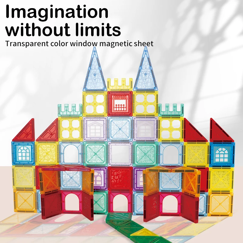 Children's toys magnetic building blocks beginners' kits classroom essentials birthday gifts for children over 3 years old