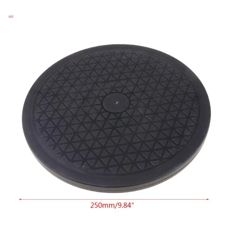 10" Round Bonsai Turntable Rotating Plate Wheel Revolving Home Kitchen Cake Display Stand Ceramic Clay Rotating Display Stand Rotating Turntable Plate