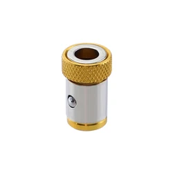 Universal Magnetic Ring Alloy Screwdriver Bit with Anti - Corrosion & Strong Magnetizer (Yellow)