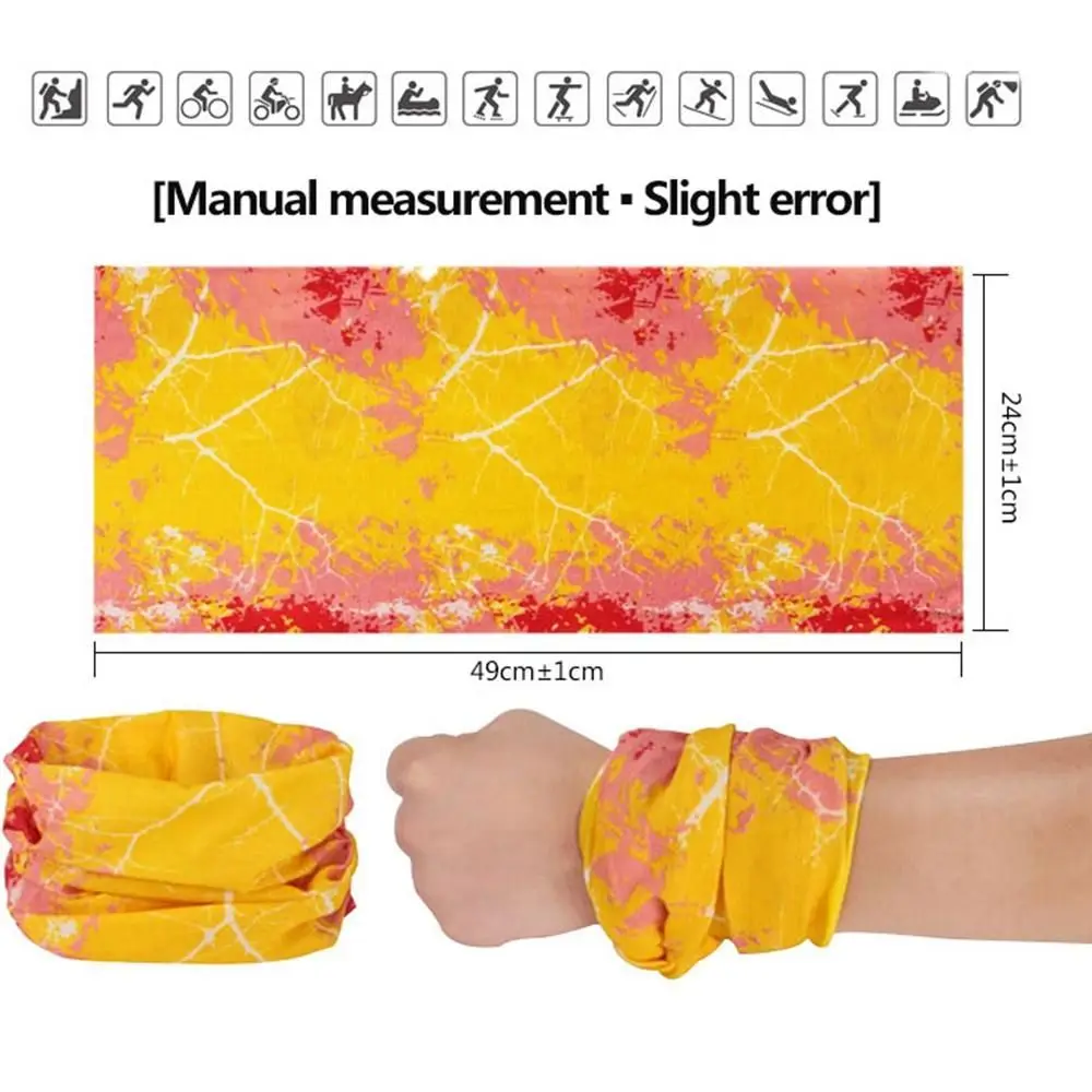 Men Women Head Face Neck Sunshade Collar Gaiter Tube Bandana Scarf Sports Headwear Dustproof Outdoor Fishing