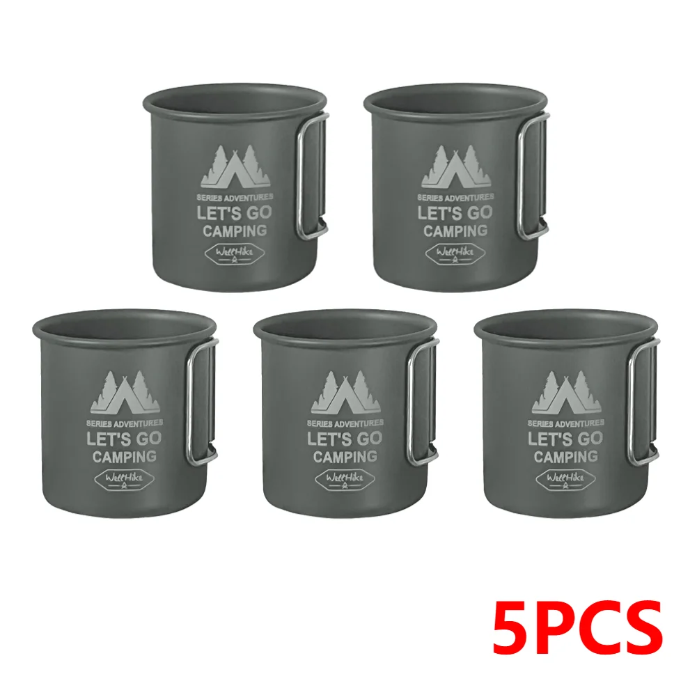5PCS Graphite Grey
