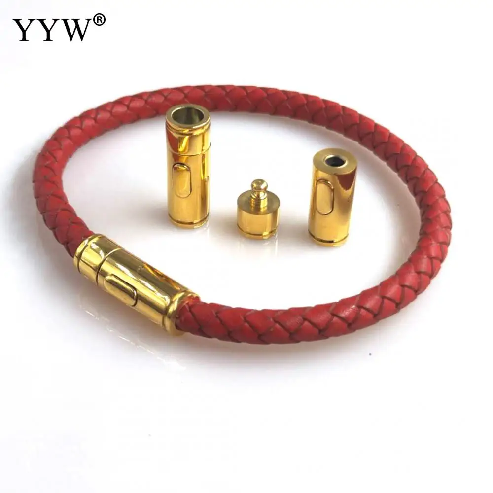 10PCs High Quality Stainless Steel Magnetic Clasps Inner Diameter:Approx 5mm For Diy Jewelry Bangle Connectors Accessories