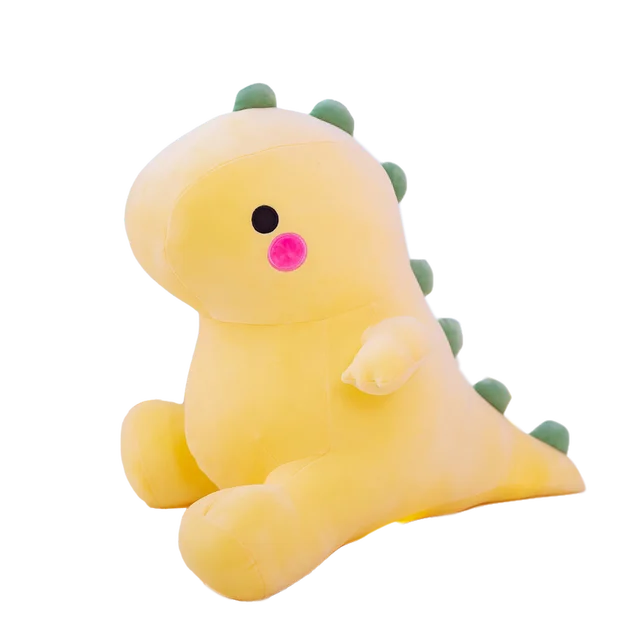 22/25cm Squishy Dinosaur Doll Plush Toy Sitting Soft Dino Plushie Colorful Little Cartoon Kawaii Animal Peluche Kids Birthday