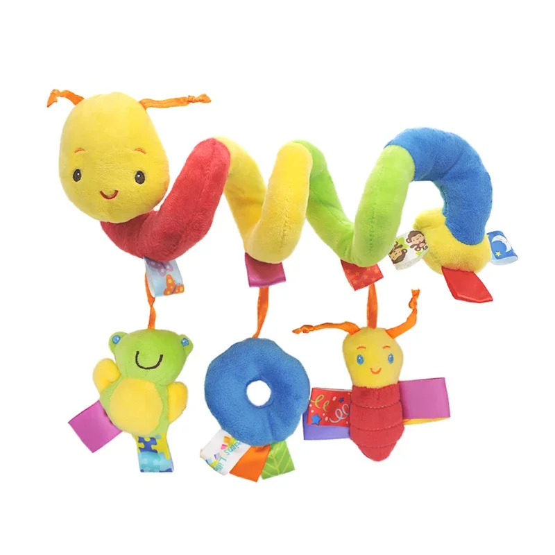 Baby Rattles Mobiles Educational Toys For Children Activity Spiral Crib Toddler Bed Bell Baby Playing Kids Stroller