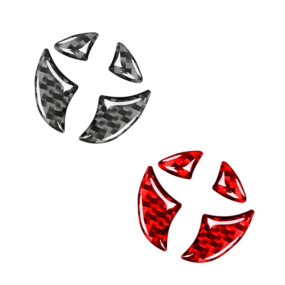 

Для Toyota Corolla 2014-2019 углеродное волокно Автомобильное рулевое колесо Логотип рамка отделка наклейки Переводные F автомобильные аксессуары для интерьера