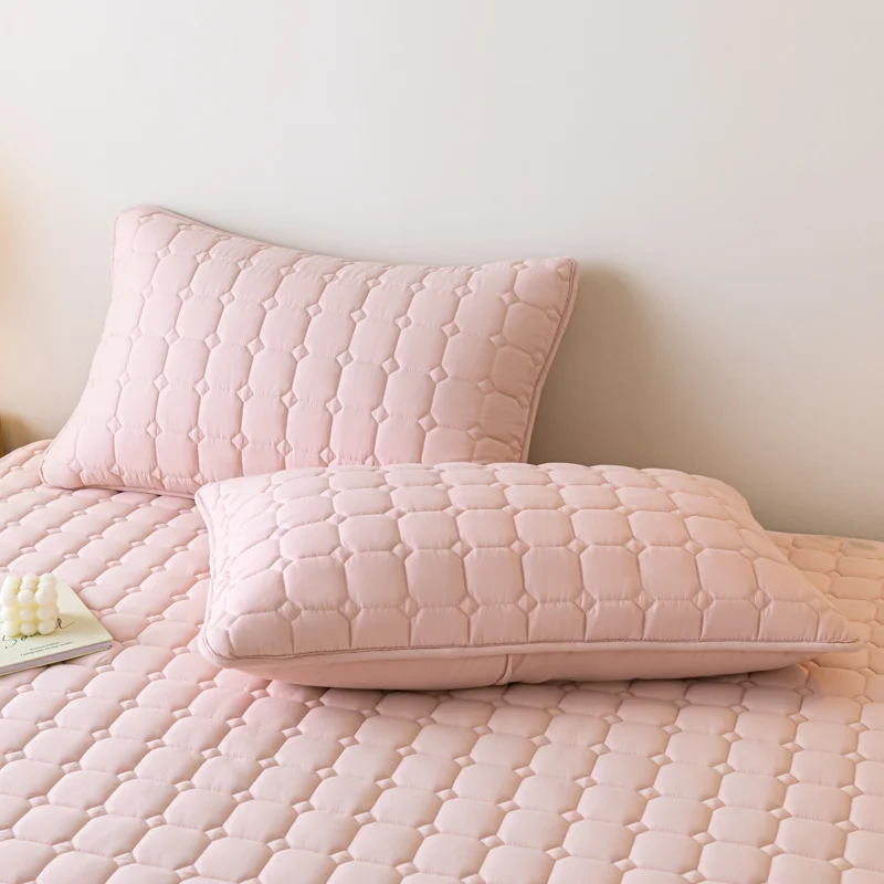 Quilted Thick Mattresses Toppers Waterproof Mattress Pad Cover All-Season Elastic Corner Straps Fits Up To 30cm Bed 1pc