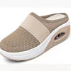 Women's Air Cushion Walking Shoes 2025 Summer Mesh Lightweight Wedge Platform Slippers Female Sneakers Mules Zapatos De Mujer 4