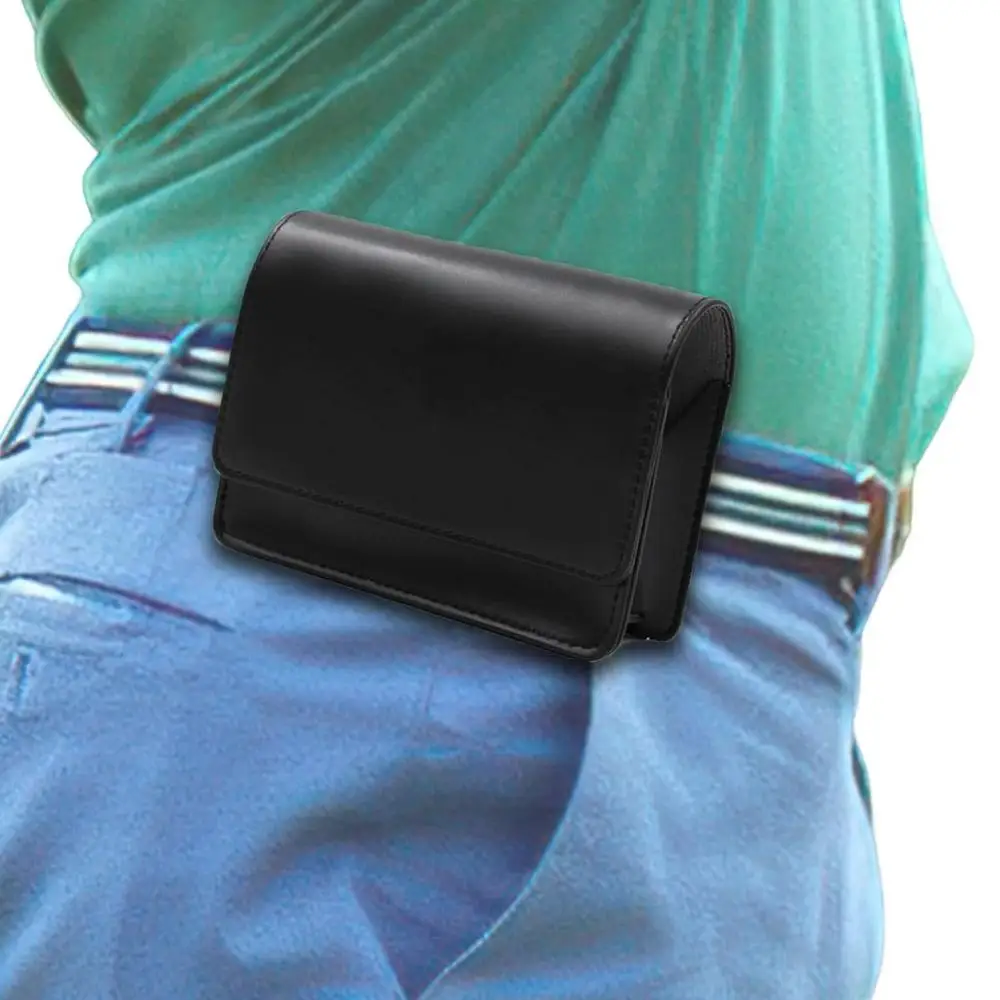 Description Picture 5 of itemGolf Rangefinder Storage Bag Portable Golf PU Leather Laser Distance Meter Case Carry Small Bag With Soft Inner Lining For Golf