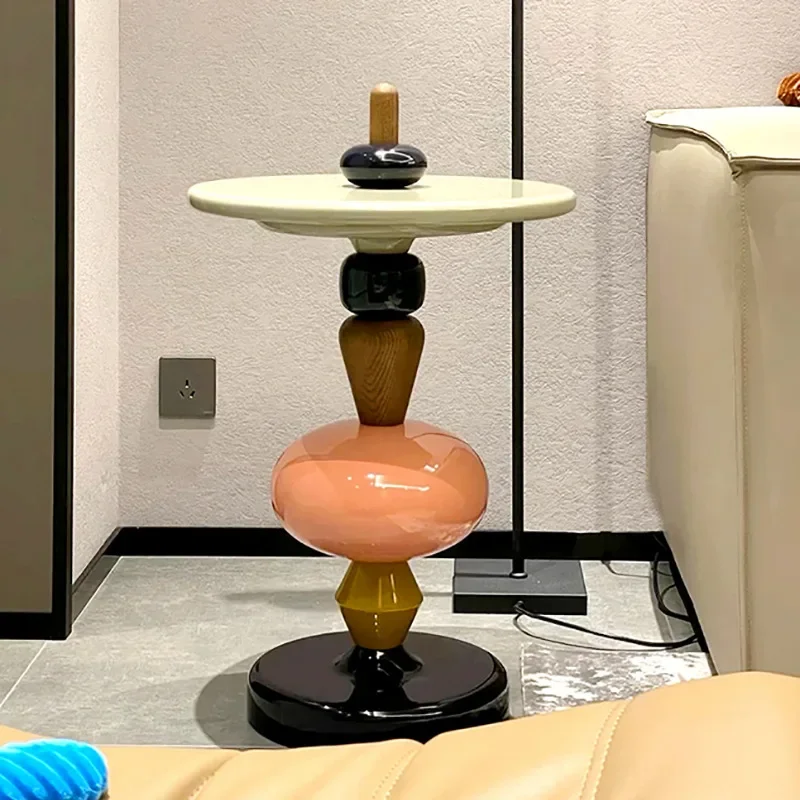 북유럽 크리에이티브 사이드 테이블, 모던 미니멀리스트 소파, 이동식 코너 디자이너 네트, 레드 슈가 조롱박, 소형 커피 가구, 신제품