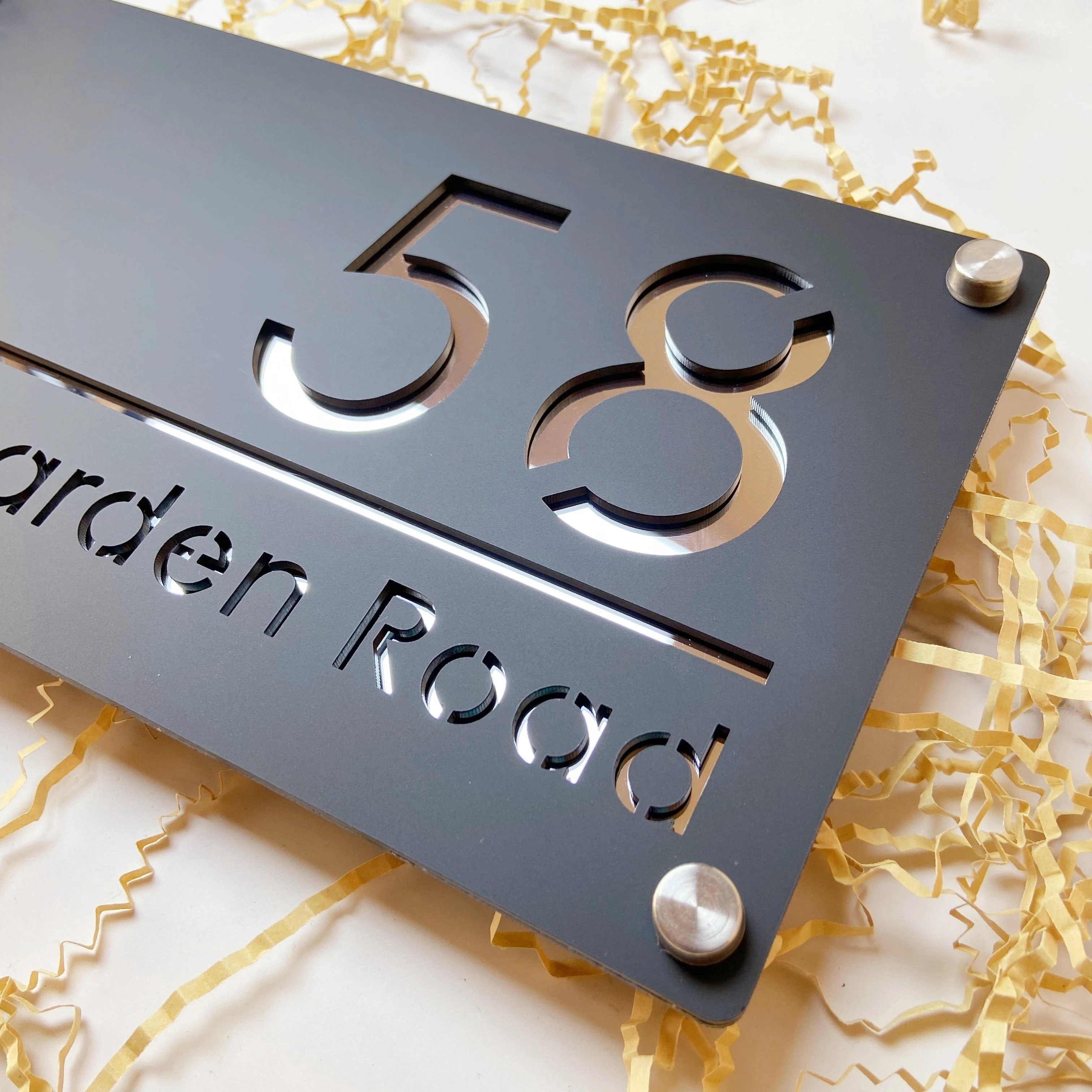 House Number Signs for Outdoor Decor
