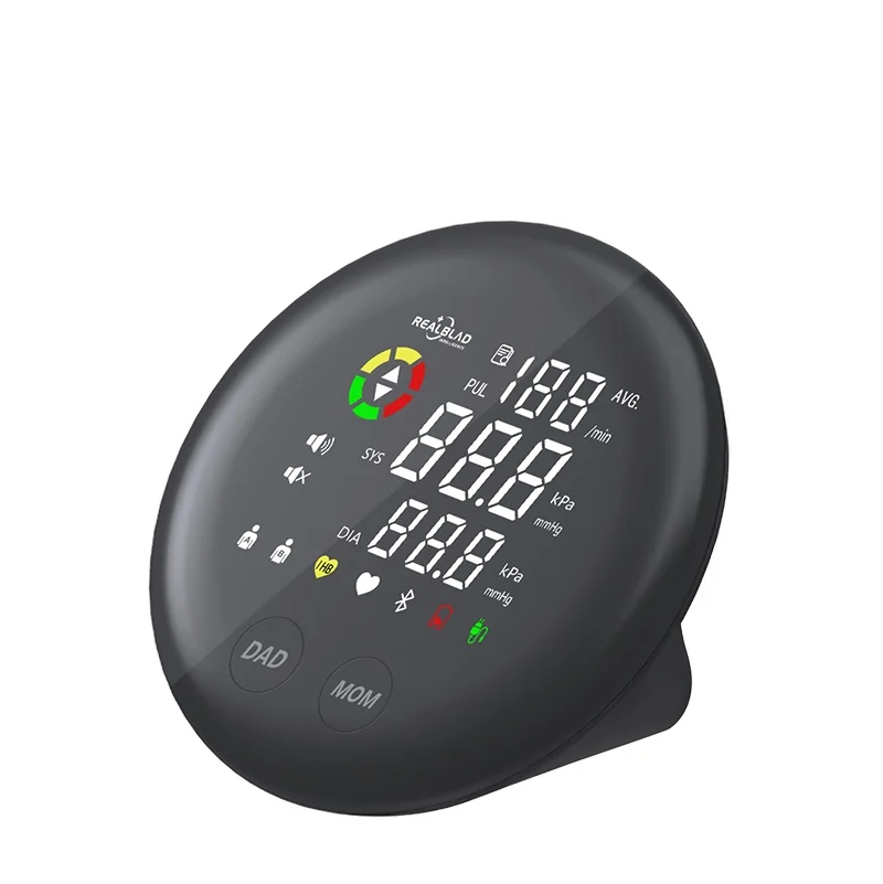 Portable LED Upper Arm Blood Pressure Monitor BP Monitor