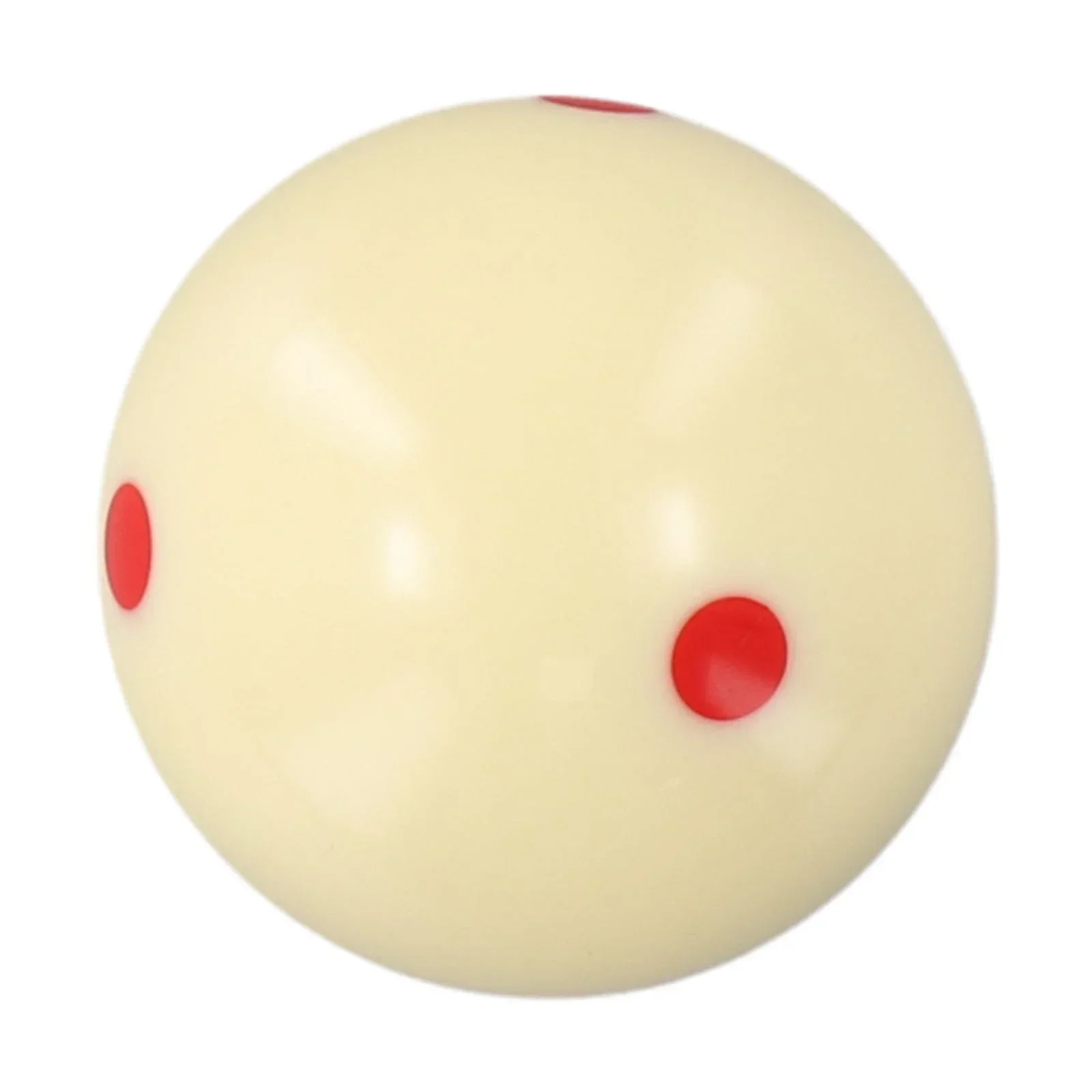 Roundness Cue Ball Hardness 2 1/4&rdquo; Red 6 Dot Spot Pool-Billiard Practice Resin Standard Training