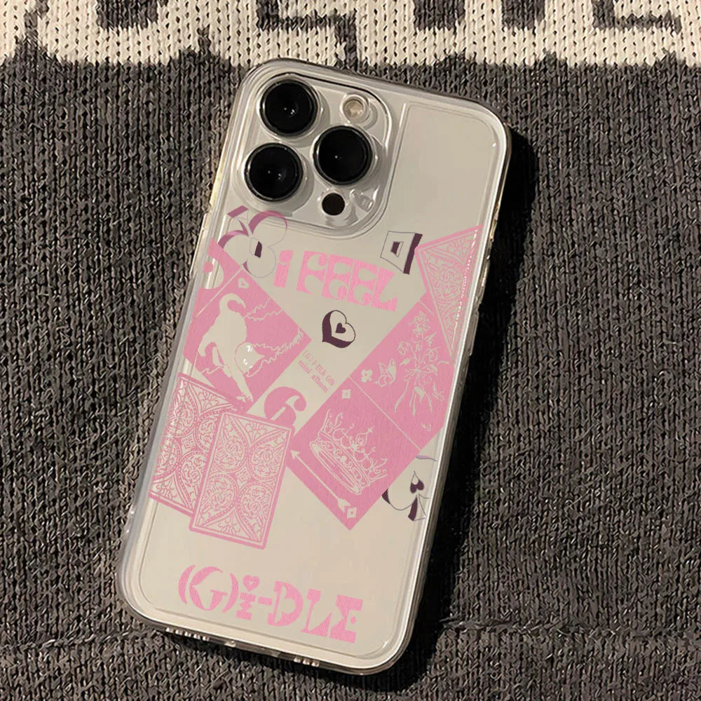 Kpop I-DLE i Feel Clear Soft Phone Case Cover