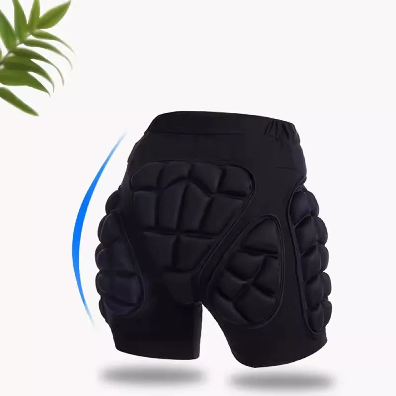 Protective Shorts Hip Protective Pads Anti-Fall Hip Protection Pants Unisex Hip Butt Padded Short Pants Roller Skating Ski Protective Equipment Outdoor Sports Pad