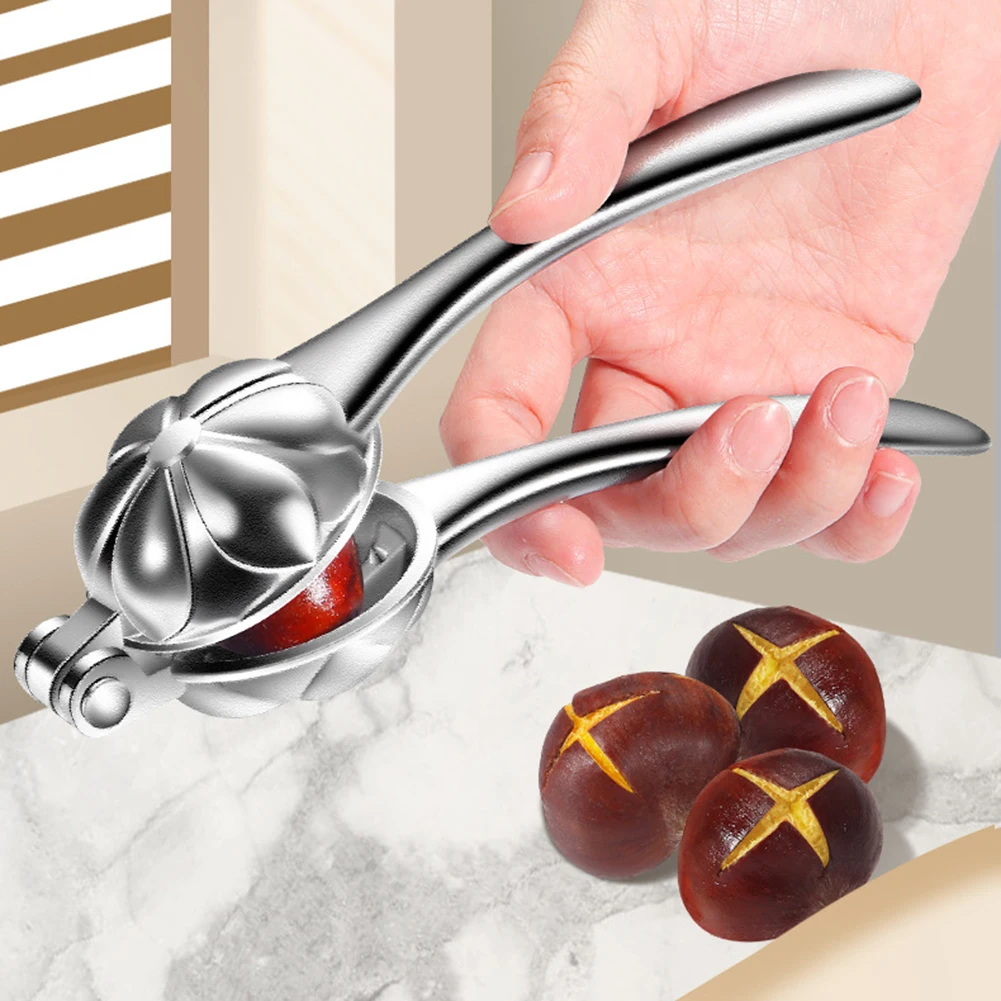 

Press Nuts Peeler Shelling Walnut Cracker Chestnut Clip Nut Cracker Nutcracker Chestnut Clip Chestnut Opener Kitchen Accessories