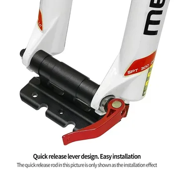 Fornitura fissa per biciclette Portabiciclette per auto Supporto standard completo QR Thru Axle Boost Supporto per forcella MTB Staffa per tetto per bici da strada Camion Supporto per bici