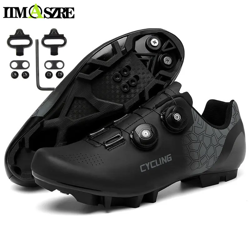 Zapatillas de ciclismo Spd para hombre, calzado deportivo para bicicleta montaña, carreras velocidad|Zapatillas de ciclismo| - AliExpress