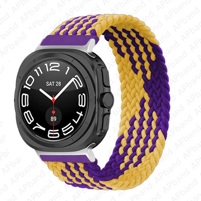 Braided Nylon Solo Loop Watch Strap - Ultra 47mm Band Accessory
