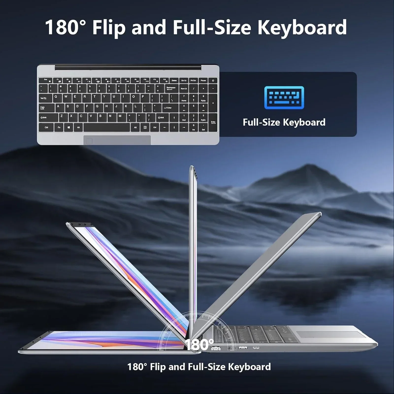 14.1인치 노트북 인텔 N95 윈도우 11 프로 32GB 램 1TB/2TB SSD 1920x1080 휴대용 노트북 PC 사무용/학습용 컴퓨터