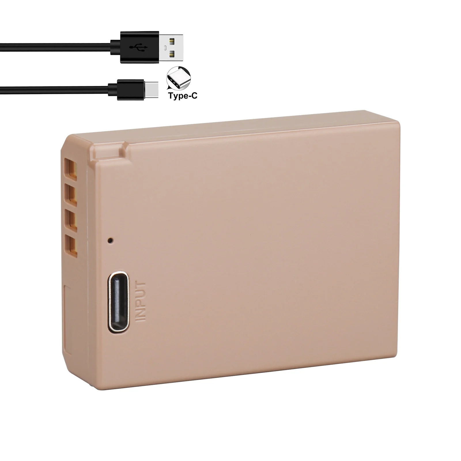 Caricabatterie USB LP-E10 Per Fotocamere Canon EOS 1100D, 1200D, 1300D, 1500D, 3000D, Rebel T3/T5/T6, Kiss X50/X70/X80 – 1 Slot Con Cavo Micro USB