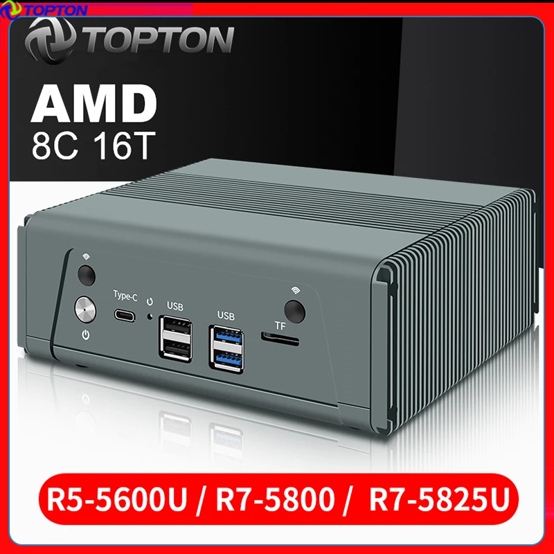 Topton AMD Mini PC Ryzen 7 5825U 5800U 4x Intel i226-V 2.5G