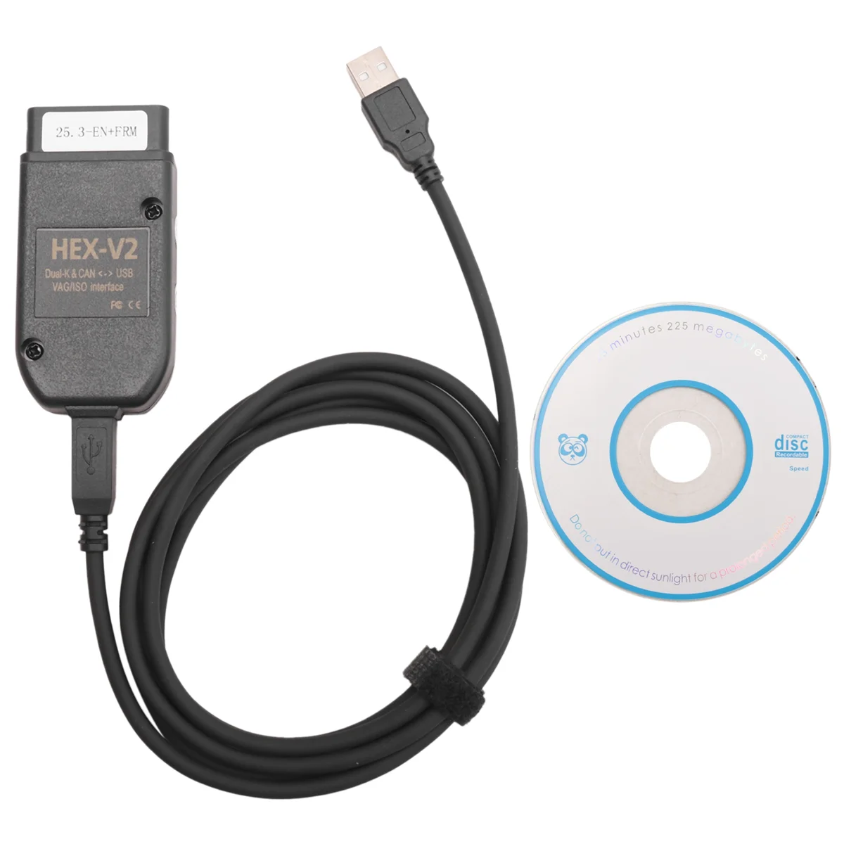 신형 최신 VCDS 25.3 VAG 스캐너 툴 케이블 OBD2 진단 HEX V2 Wesheu VCDS VAG COM (아우디, 스코다, 폭스바겐 차량용)