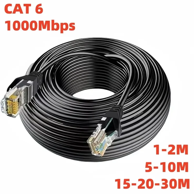High-Speed Cat 6 Ethernet Cable - 10Gbps 1000Mhz LAN Network Cable