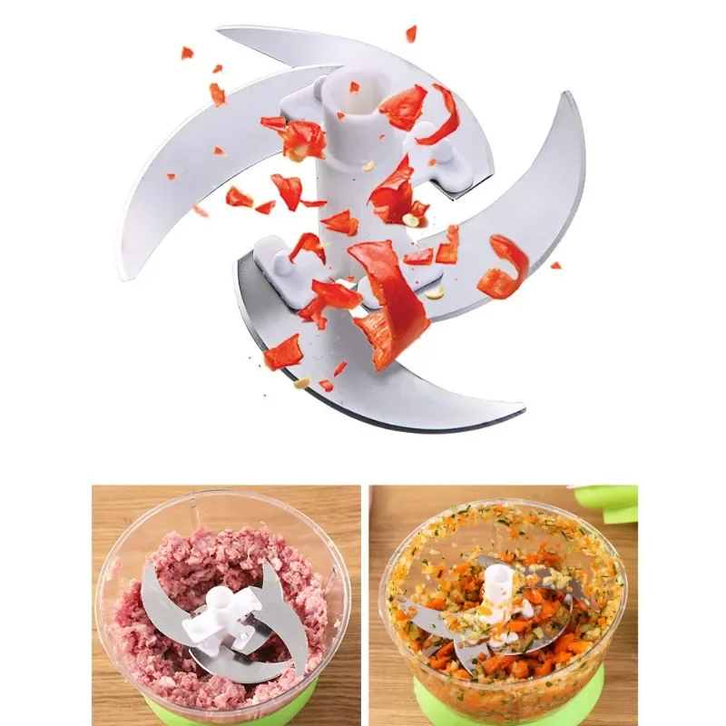 Powerful Manual Meat Grinder Hand-power Food Chopper Mincer Mixer Blender to Chop Meat Fruit Vegetable Nuts Shredders