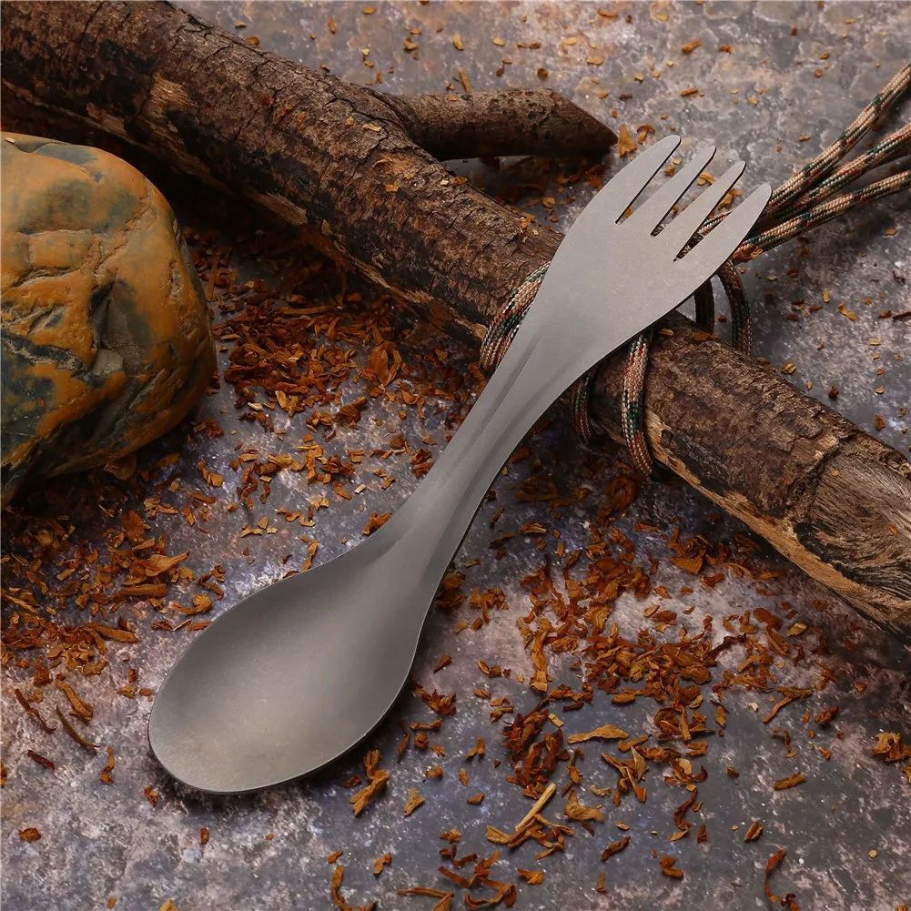 2-in-1 Titanium Spoon & Fork 5