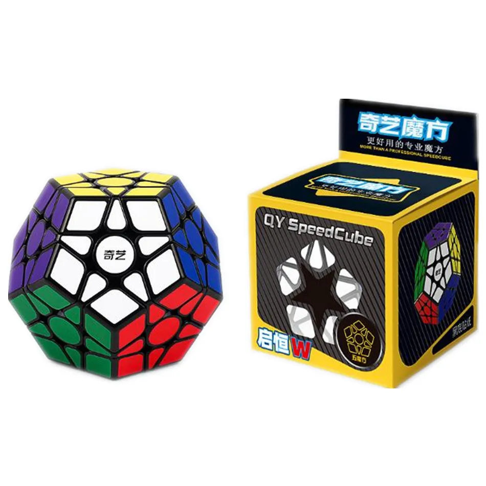 QiYi Qiheng/W/S/S2/M Megaminx Cubes 3x3 Dodecahedron Profession Speed Cube 12 Face Educational Puzzle Cubo Magico Toys Gifts 6