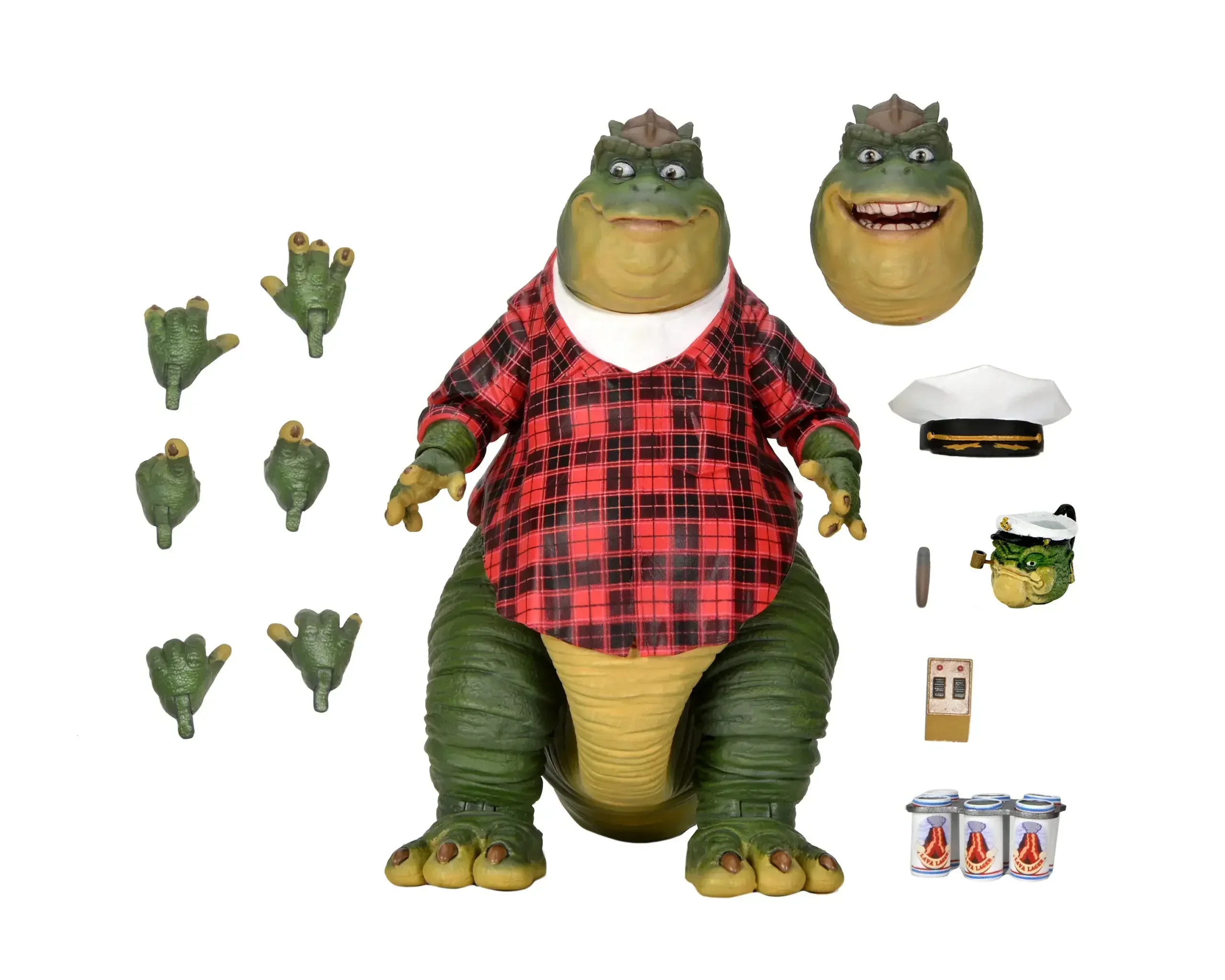 thumbnail image 1 of Figuras de acción de Neca Dinosaur Sinclair Papa Dinosaurs Ultimate Earl Sinclair Baby Anime Colección Modelo Pvc Regalos Juguetes, 1 of 5