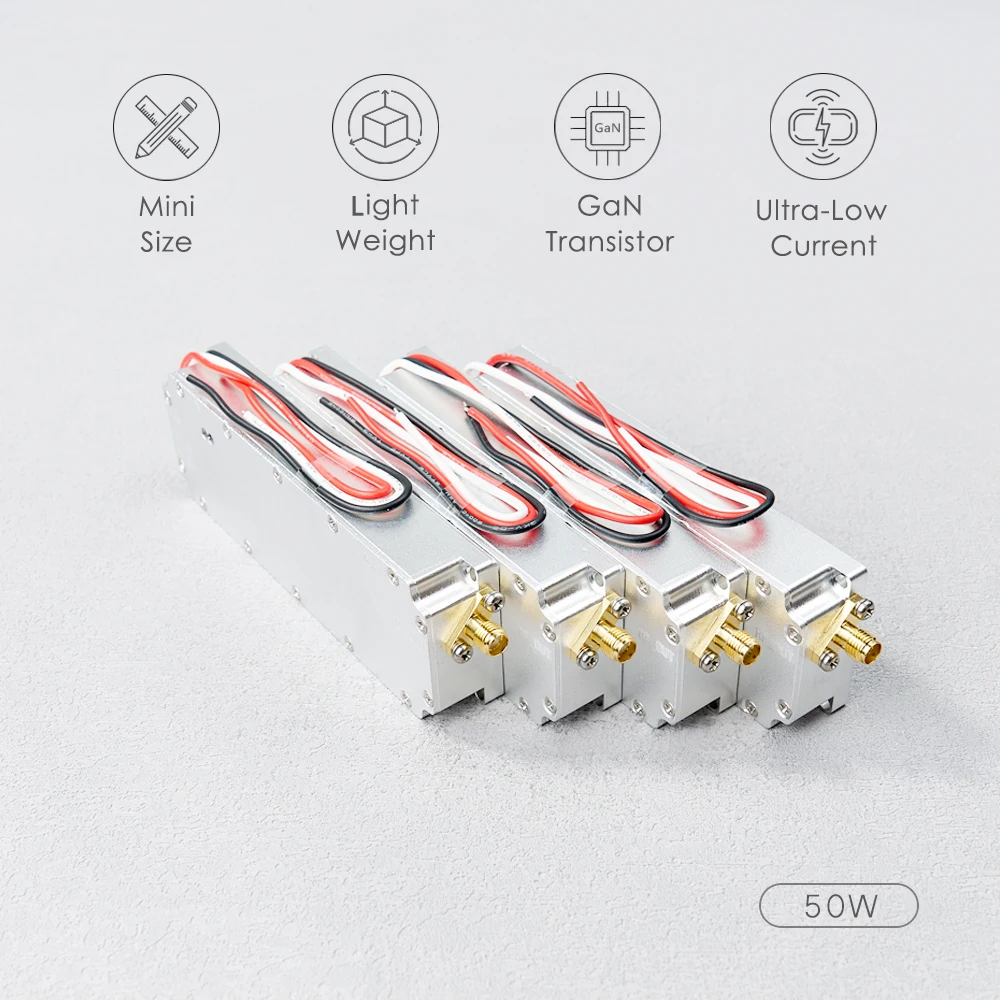 5.8GHz 50W RF High Power Amplifiers wireless Signal Extender Sweep Signal Source For Drone WiFi6