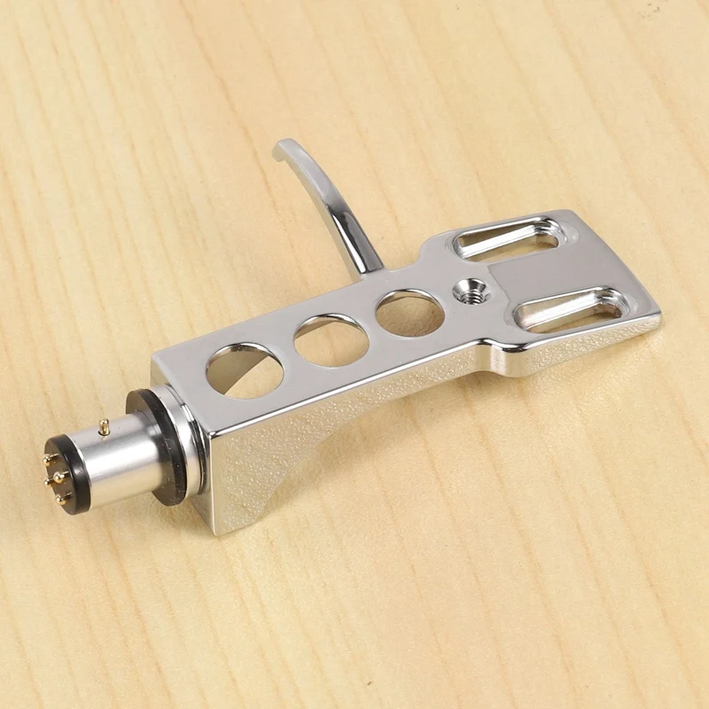 5X Universal LP Disc Record Player Phono Turntable Headshell 4-Pin Aluminum Alloy With OFC Leadwires-AA74
