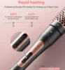 4 in 1 Curling Iron Equipped With Electric Hair Brushes Hot Air Comb Fast Heating Up Crimper Wand Curler Salon Curly Hair Iron 4