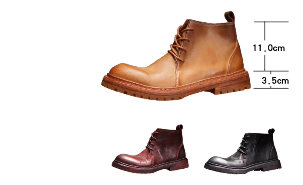 Men's High Top Casual Business Boots