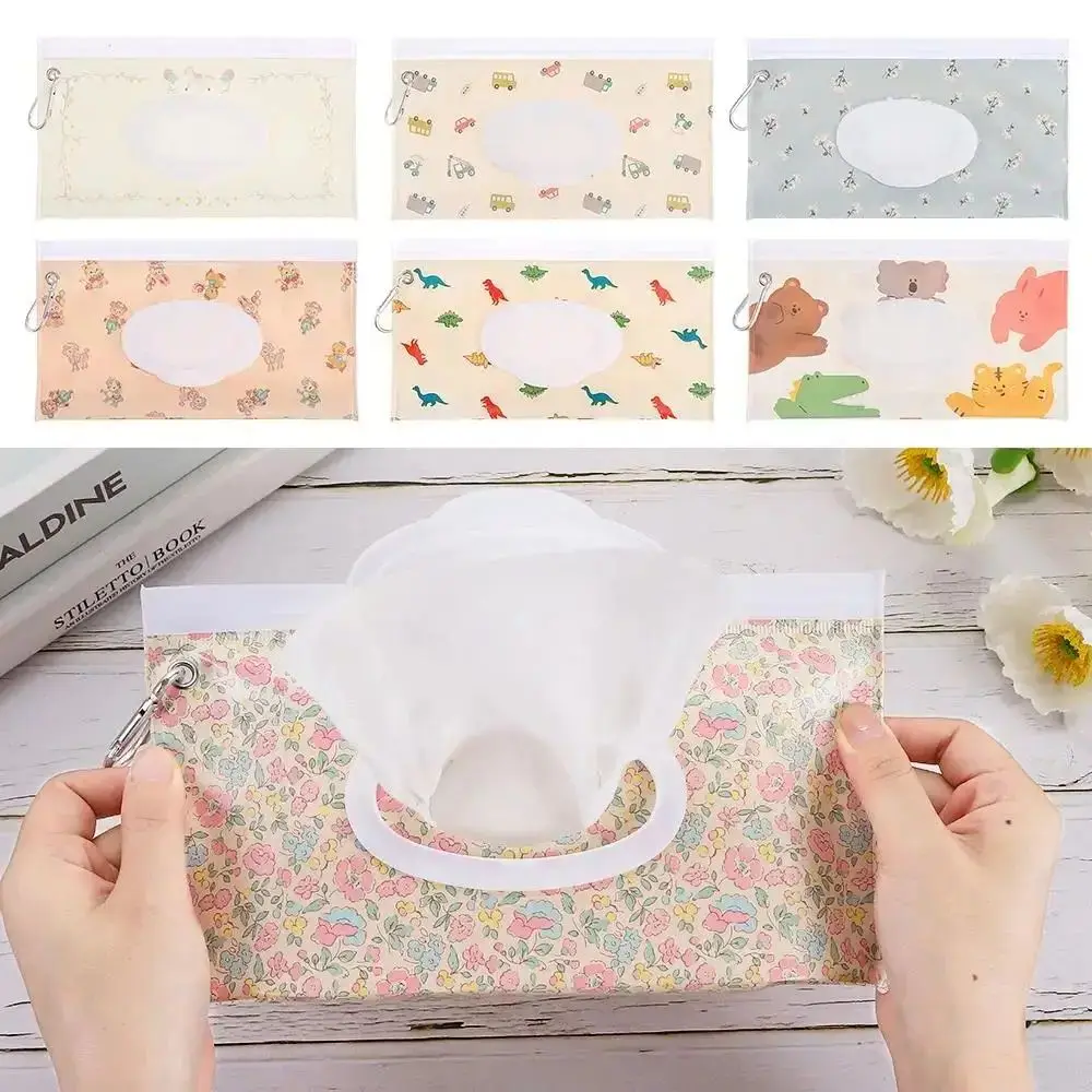 EVA Baby Wet Wipe Pouch Portable Buckle Wipes Holder Case Flip Cover Snap-Strap Reusable Wet Wipe Bag Outdoor Useful Tissue Box wet wipe case baby wipe case wet wipes case tissue box wet wipes box