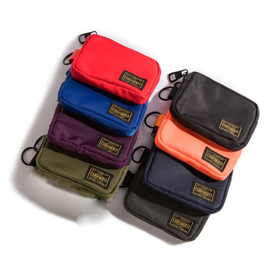 Large Capacity Solid Coin Purse Jewelry Packing Bag Card Holder Small Makeup Lipstick Bag Korean Style Earphone Bag